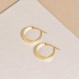 20 mm Chunky Hoop Earrings in Gold