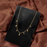 Cross Choker Necklace in Gold